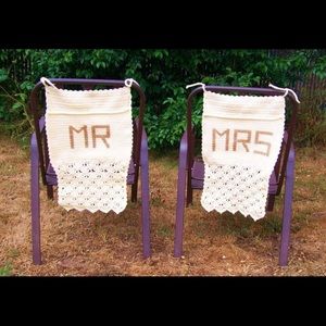 Mr & Mrs Wedding Seat Covers